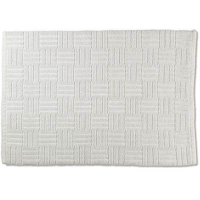 Kela Leana dywanik łazienkowy 80x50 cm bawełna biały 23526