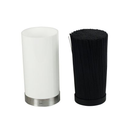 Kela Acida zestaw 5 szt noży w stojaku biały KE-11286