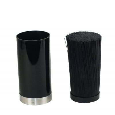 Kela Acida zestaw noży 5 sztuk w stojaku czarny KE-11287