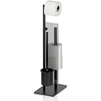 Kela Style szczotka toaletowa z rączką stojąca czarny mat KE-22499