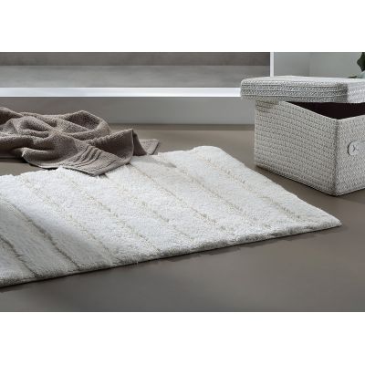 Kela Megan dywanik łazienkowy 65x55 cm prostokątny biały KE-23580