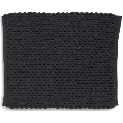 Kela Marie dywanik łazienkowy 65x55 cm prostokątny czarny KE-23777
