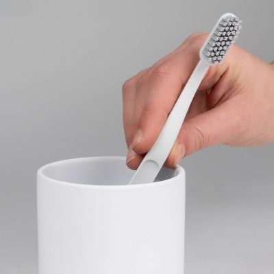 Kela Sana kubek na szczoteczki biały KE-23946