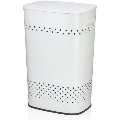 Kela Malaga kosz na bieliznę i pranie 60 l biały KE-23963