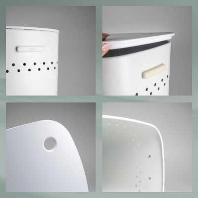 Kela Malaga kosz na bieliznę i pranie 60 l biały KE-23963