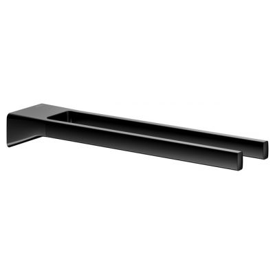 Keuco Aveno wieszak na ręcznik 34 cm dwuramienny czarny mat 14619370000