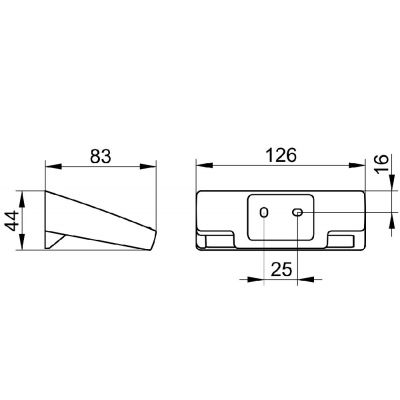 Keuco Aveno uchwyt na papier toaletowy chrom 14662010000