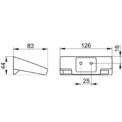 Keuco Aveno uchwyt na papier toaletowy czarny mat 14662370000