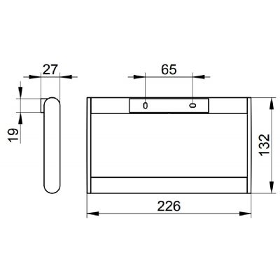 Keuco Plan uchwyt na ręczniki stal 14921070000
