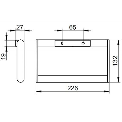 Keuco Plan uchwyt na ręczniki chrom 14921170000