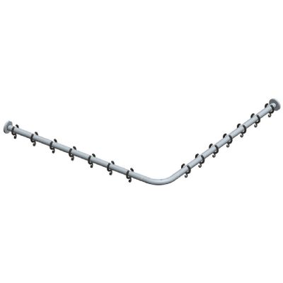 Keuco Plan drążek zasłony prysznicowej narożny 120 cm chrom 14939171200