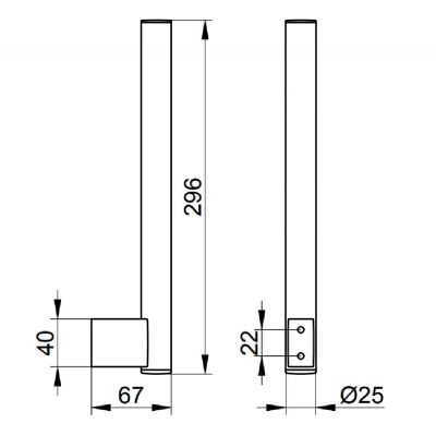 Keuco Plan uchwyt na zapasowy papier toaletowy chrom 14963010002