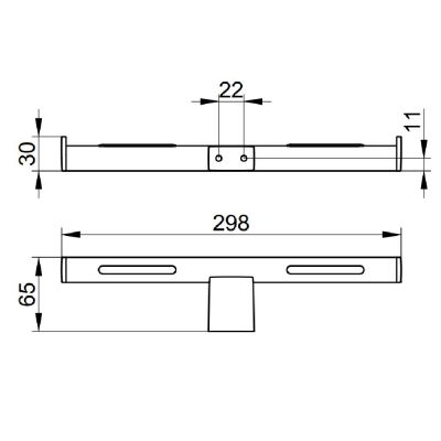 Keuco Plan uchwyt na papier toaletowy chrom 14963010003