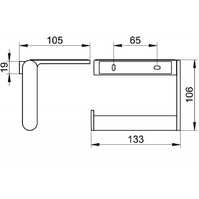 Keuco Plan uchwyt na papier toaletowy chrom 14973170000