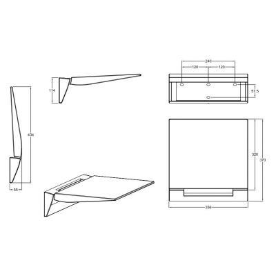 Villeroy & Boch ViCare siedzisko prysznicowe 92174068