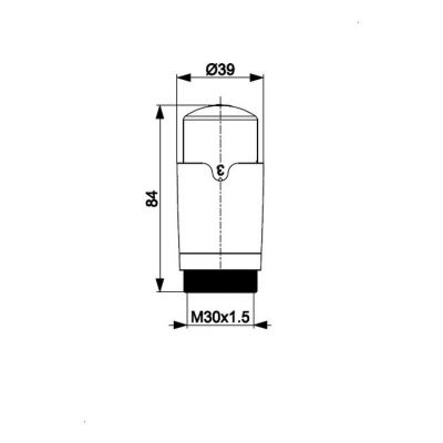 KFA Armatura Komfort Pro głowica termostatyczna biała 886-530-44
