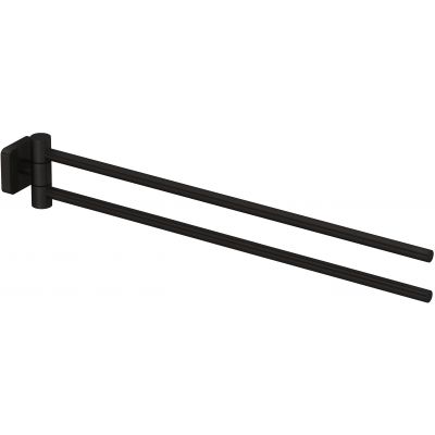 Kludi Vela S drążek na ręcznik 44 cm czarny szczotkowany 25977N2