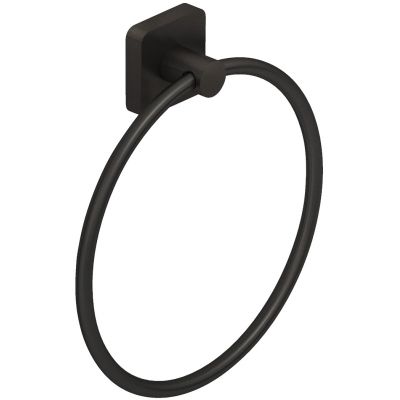 Kludi Vela S uchwyt na ręczniki czarny szczotkowany 25978N2