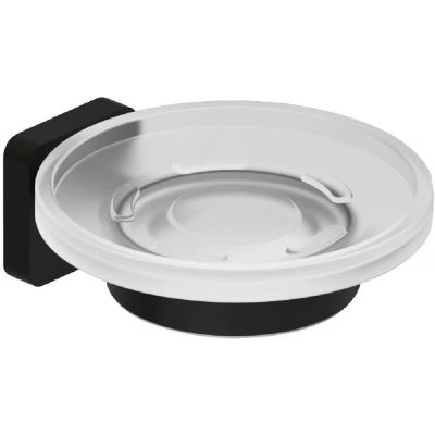 Kludi Vela S mydelniczka ścienna czarny mat 2598539