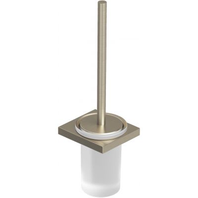 Kludi Vela C szczotka toaletowa z rączką ścienna nikiel szczotkowany 31974N5