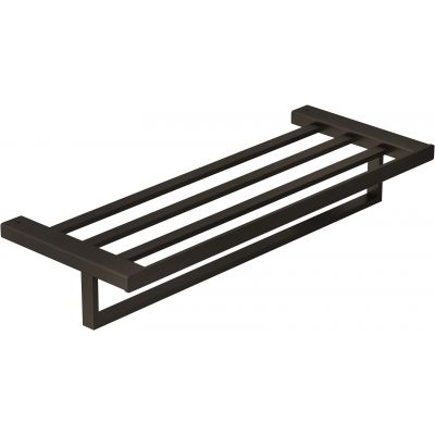 Kludi Vela C wieszak na ręcznik 60 cm z półką czarny szczotkowany 31989N2