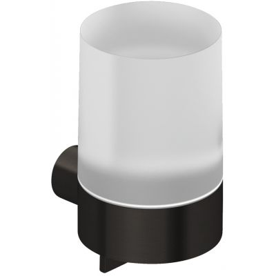 Kludi Vela R dozownik do mydła 150 ml czarny szczotkowany 58976N2