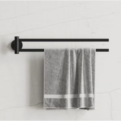 Kronenbach Lima 2.0 Black wieszak na ręcznik czarny mat 29.200.070.0005