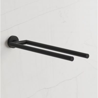 Kronenbach Lima 2.0 Black wieszak na ręcznik czarny mat 29.200.075.0005