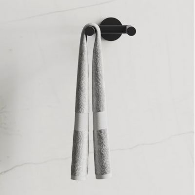 Kronenbach Lima 2.0 Black wieszak na ręcznik czarny mat 29.200.075.0005