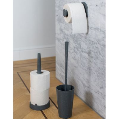 Koziol Plug N Roll uchwyt na papier toaletowy szary 1410120