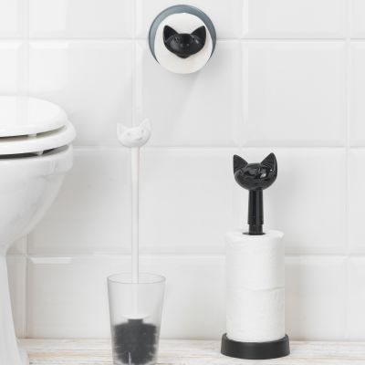 Koziol Miaou stojak na papier toaletowy czarny 5221526