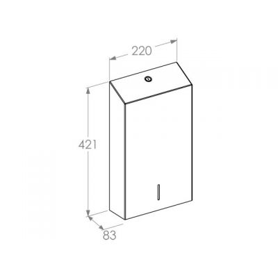 Merida Stella Slim podajnik do ręczników papierowych ASC001