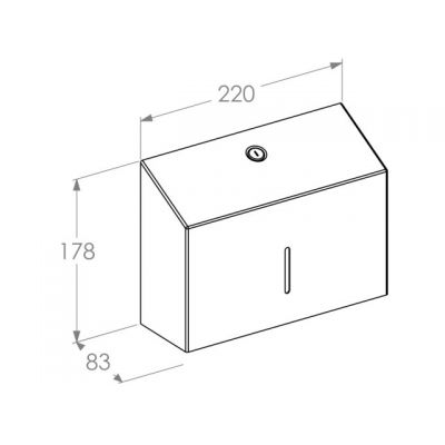 Merida Stella Slim podajnik do ręczników papierowych ASM209