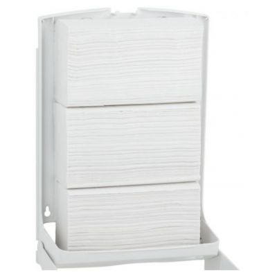 Merida Top Maxi pojemnik na pojedyncze ręczniki papierowe biały okienko niebieskie ATN101