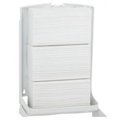 Merida Top Maxi pojemnik na pojedyncze ręczniki papierowe biały okienko szare ATS101