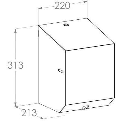 Merida Stella Maxi podajnik do ręczników papierowych CSM102