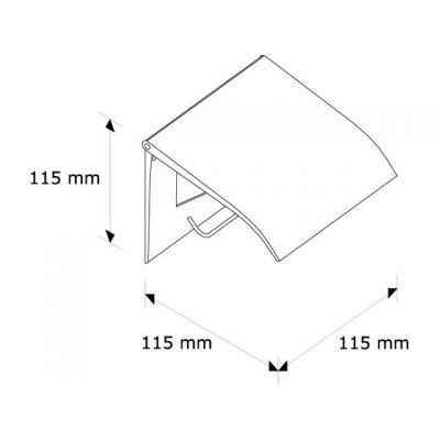 Merida uchwyt na papier toaletowy biały U1B