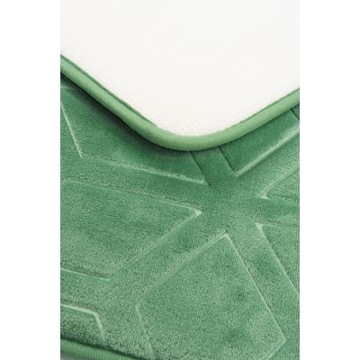 Multi-Decor Hamilton dywanik łazienkowy 80x50 cm prostokątny zielony 508287