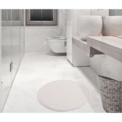 Multi-Decor New Style dywanik łazienkowy 67x67 cm okrągły biały 508337