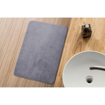 Multi-Decor Teddy dywanik łazienkowy 80x50 cm prostokątny szary 508346