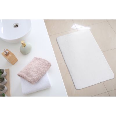 Multi-Decor Teddy dywanik łazienkowy 90x60 cm prostokątny biały 508360