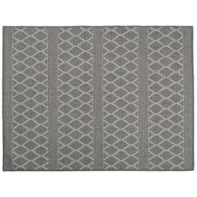 Multi-Decor Express dywanik łazienkowy 80x120 cm szlaczki ciemny szary 505178