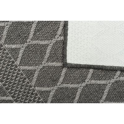 Multi-Decor Express dywanik łazienkowy 80x120 cm szlaczki ciemny szary 505178