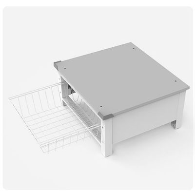 Meliconi Base Space Basket podstawa pod pralkę z koszem biała 656143BA