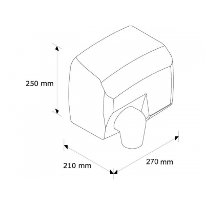 Merida Saniflow Plus suszarka do rąk biała EIM188