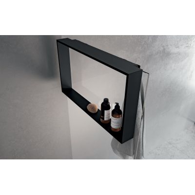 Novellini Frame półka 60 cm czarna R90AKFPO4070H