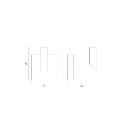 Oltens Tved wieszak na ręcznik miedź szczotkowana 80003610