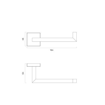 Oltens Tved uchwyt na papier toaletowy miedź szczotkowana 81105610