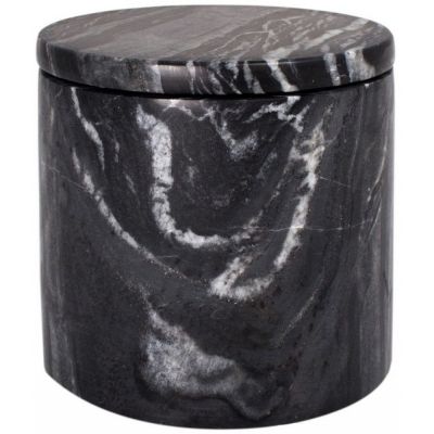 Q-Bath Pure Natural pojemnik łazienkowy stojący czarny marmur AWD02341527