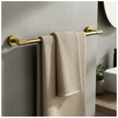 Rea drążek na ręcznik złoty szczotkowany REA-88010